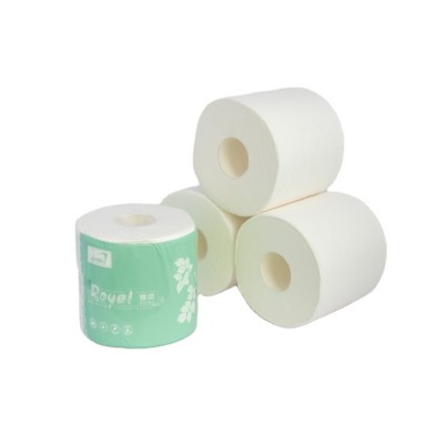 Eco-friendly hygienic bamboo toilet paper roll  toilet tissue